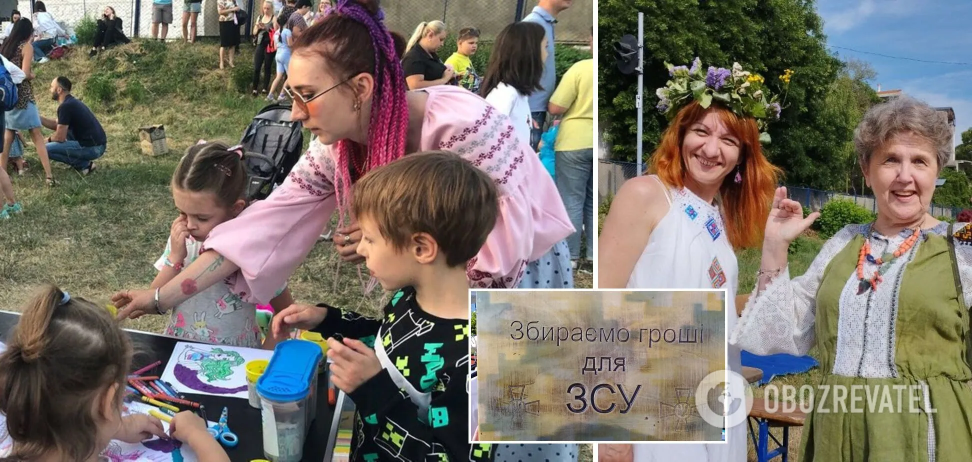 Во время мероприятия детям устроили мастер-классы и собирали деньги для ВСУ