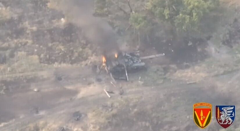 Техника РФ осталась догорать.