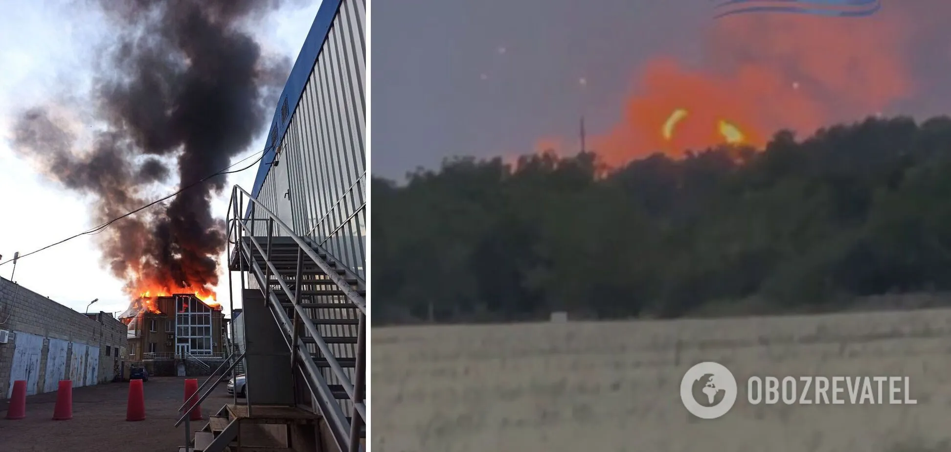 В Шахтерске загорелся склад боеприпасов оккупантов dqxikeidqxitkant