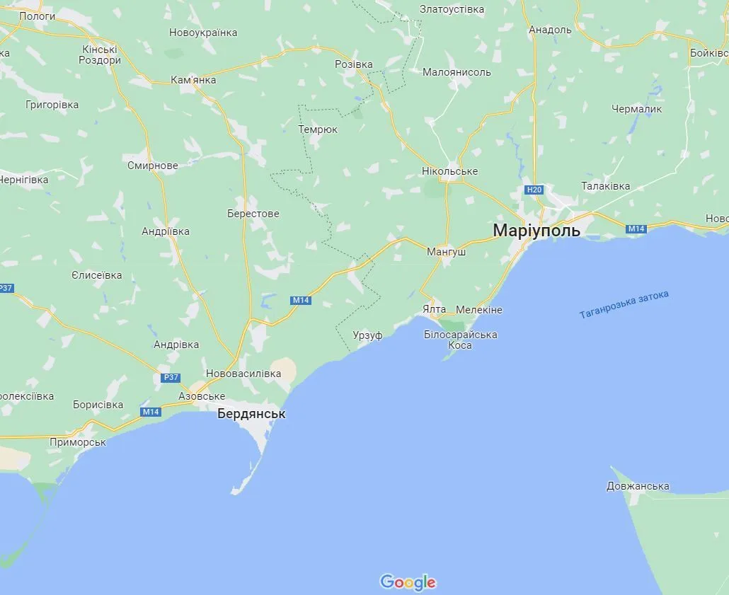 Колонна оккупантов выехала из Мариуполя в сторону Бердянска dqxikeidqxitkant