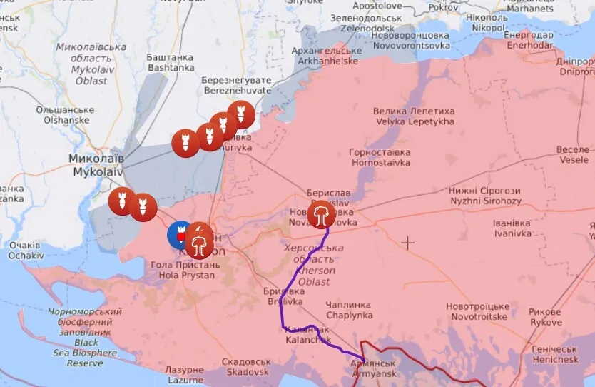 Херсонщина почти полностью оккупирована войсками РФ, но ВСУ готовят контрнаступления dqxikeidqxiqqeant