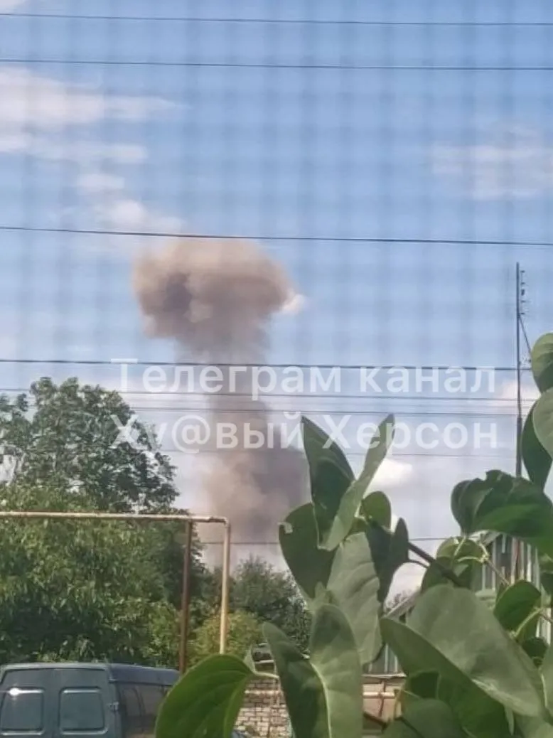 В оккупированном Херсоне прогремел мощный взрыв