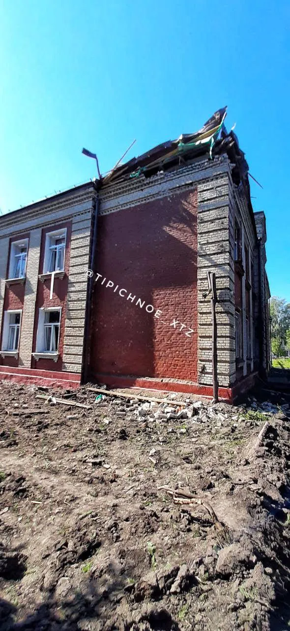 Последствия вражеского обстрела