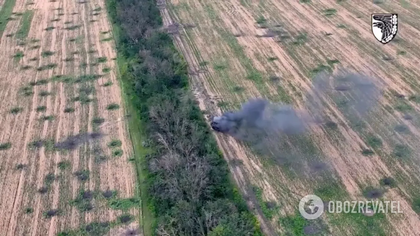 Попадание в танк