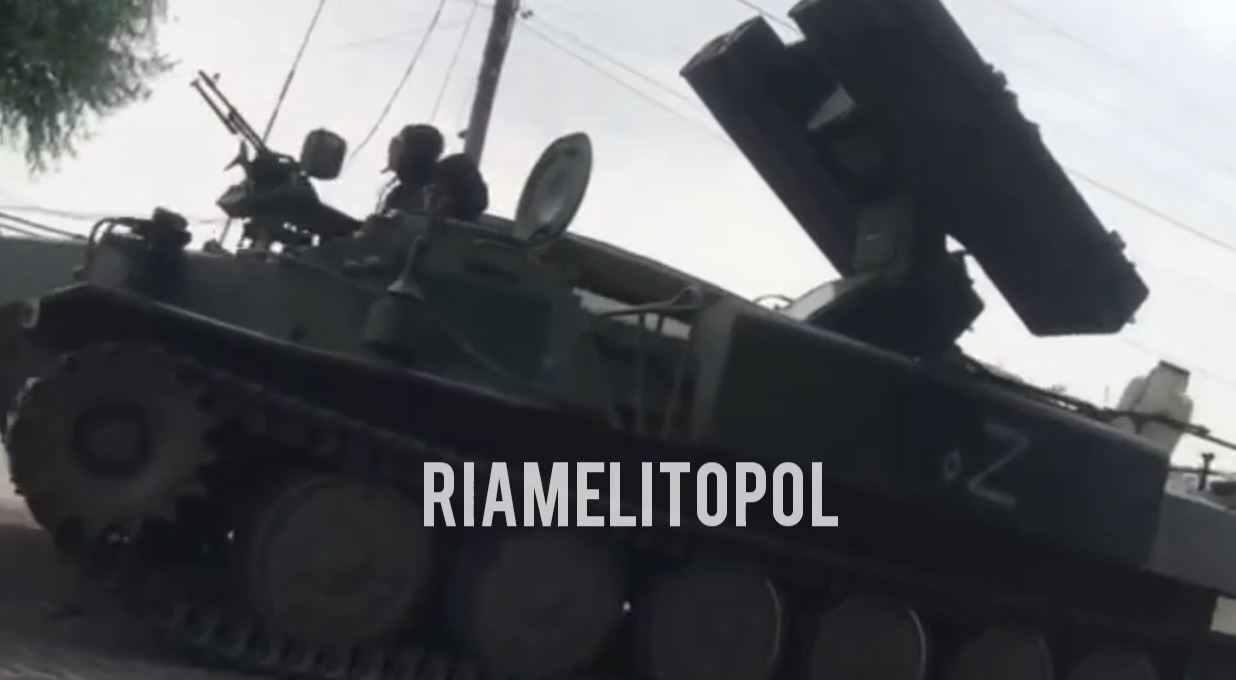 Російський ЗРК "Оса" у напрямку Херсона dqxikeidqxitkant