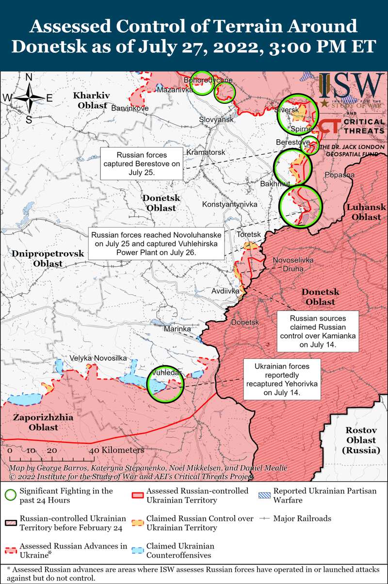 Окупанти зосередилися на наступах у бік Сіверська та Бахмута dqxikeidqxiqxxant