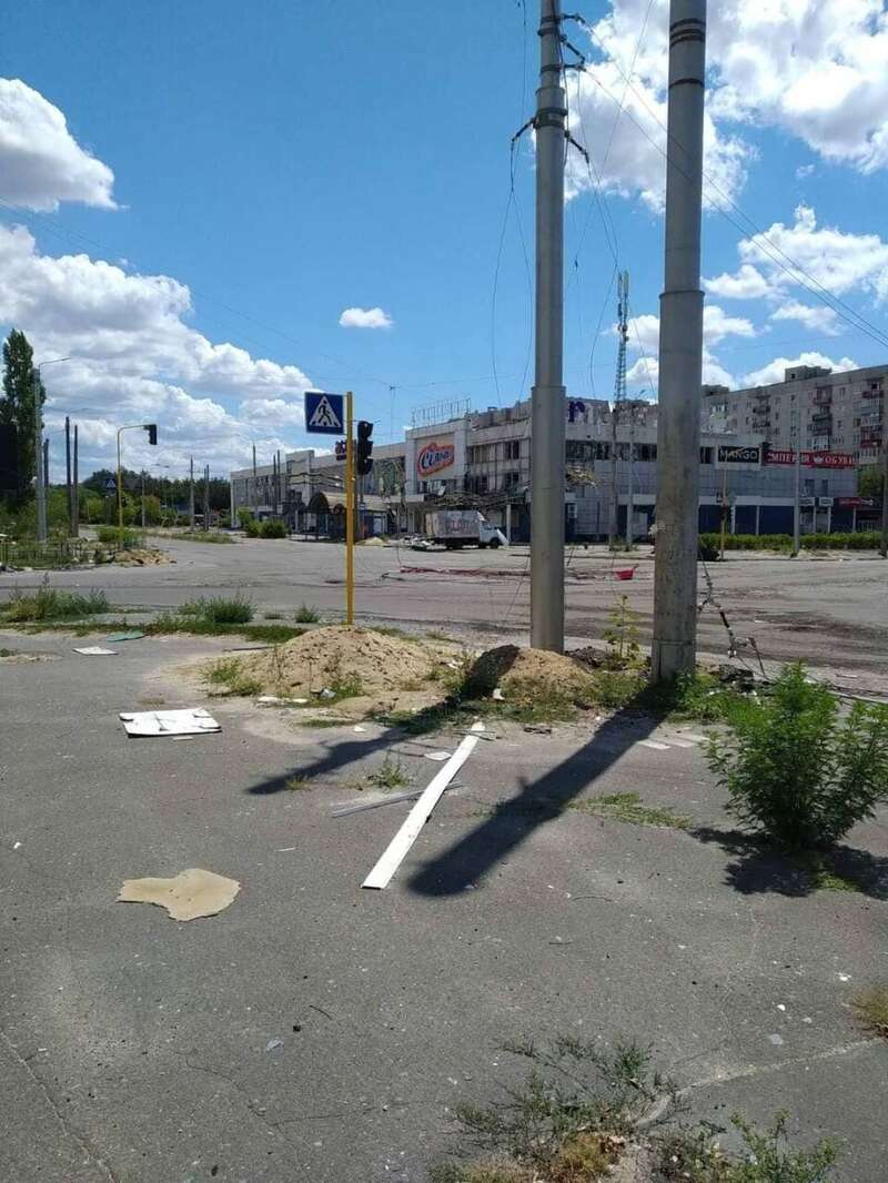 Последствия обстрелов со стороны оккупантов