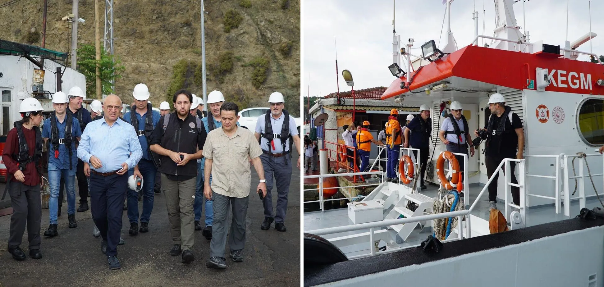 Група, яка перевіряє судно RAZONI dqxikeidqxitkant