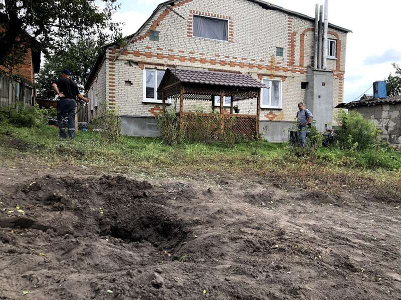 Прилеты на территории Сумской области.