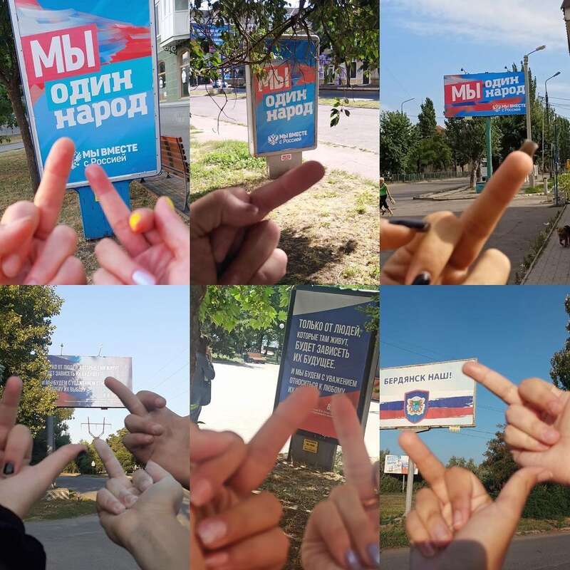Жители временно оккупированного Бердянска высмеяли кремлевские тезисы dqxikeidqxitkant