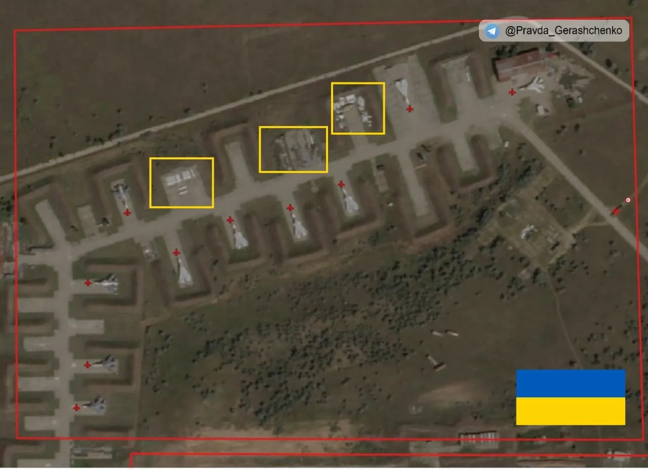 Знімки БПЛА аеродрому в Саках: загальна вартість літаків $1 млрд