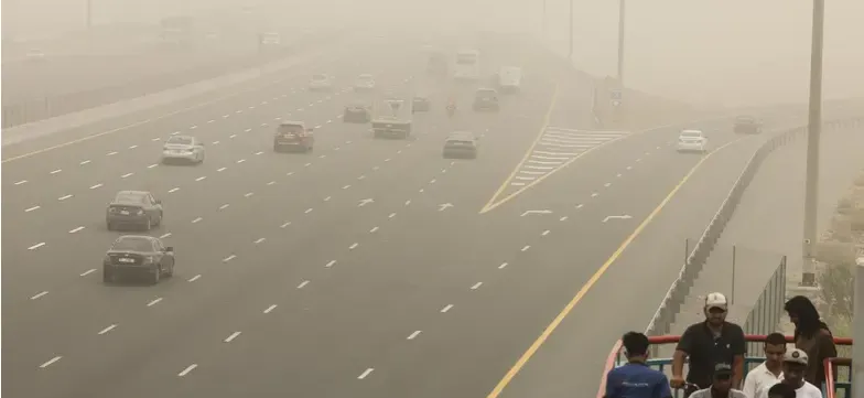 В ОАЭ прошел сильный дождь.