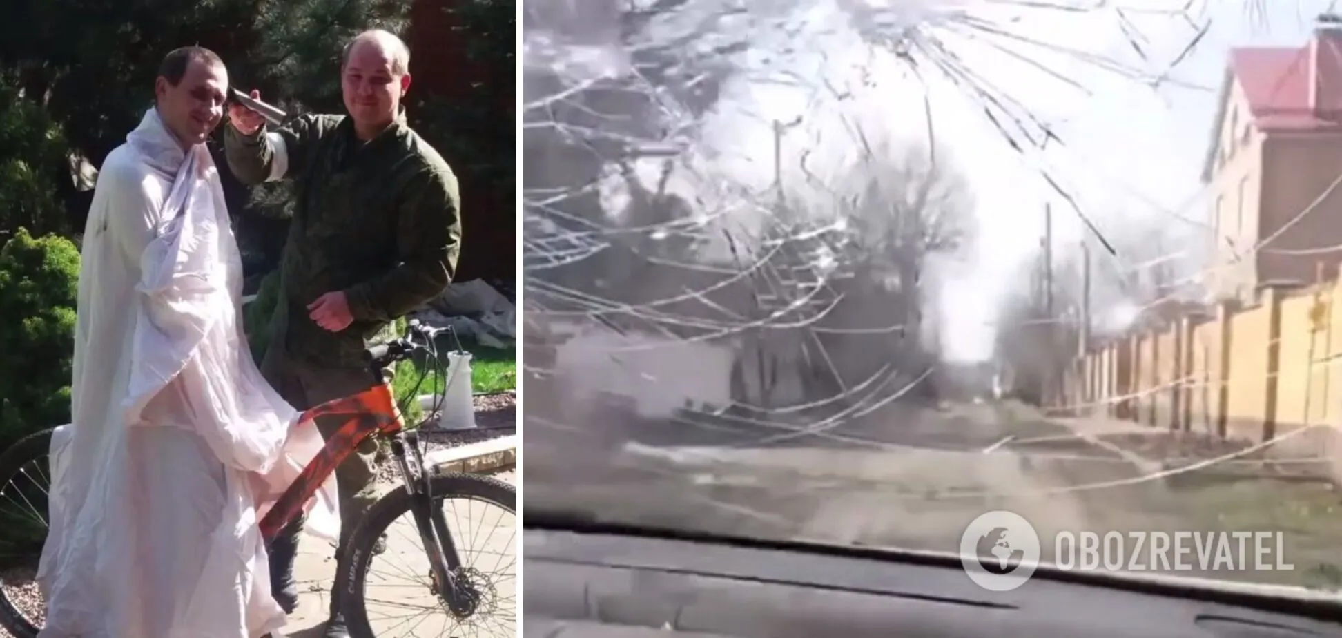 Російські військові всіляко розважалися у захопленому будинку українки