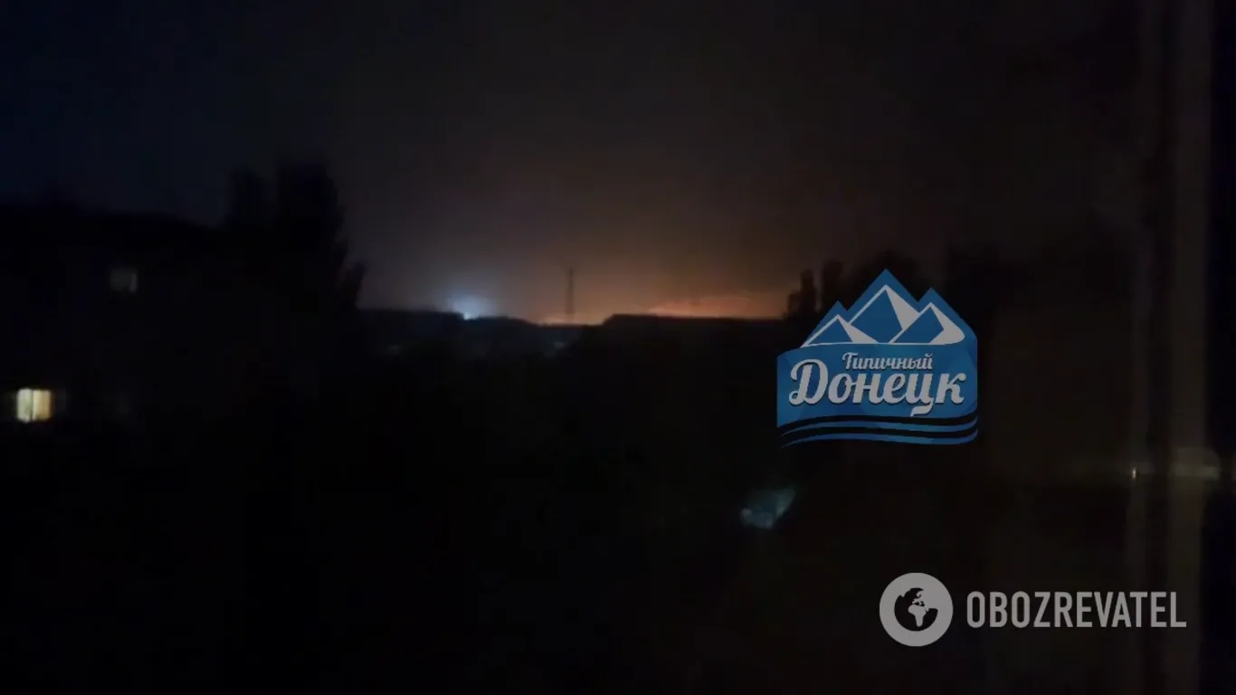 На Донеччині горить склад російських окупантів