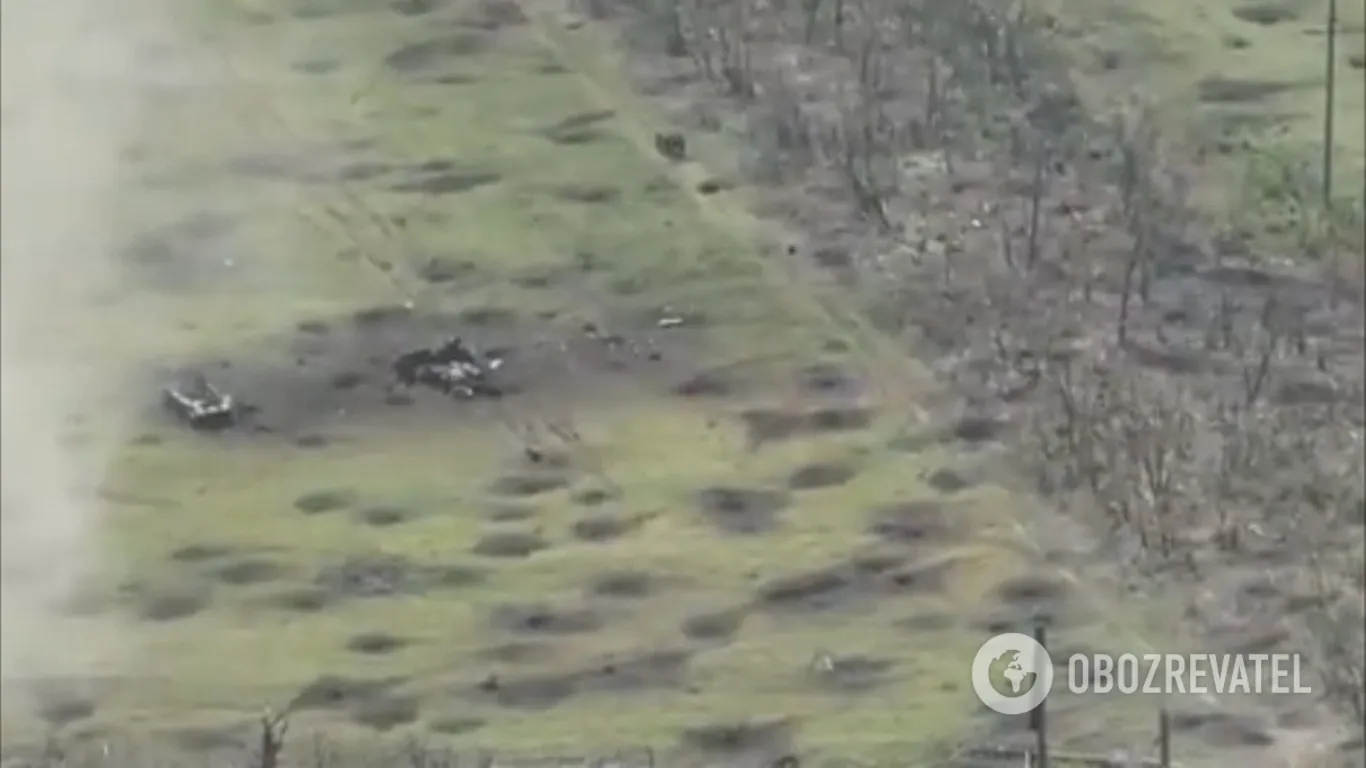 ВСУ ликвидировали бронемашину армии РФ вместе с экипажем dqxikeidqxitkant