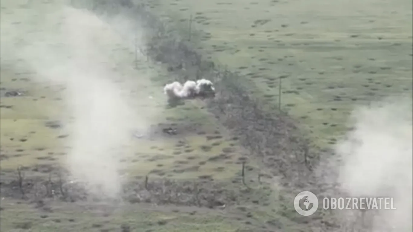 ВСУ ликвидировали бронемашину армии РФ вместе с экипажем