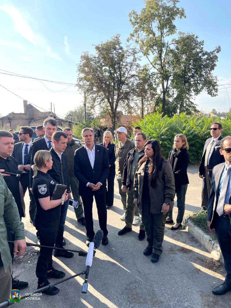 Блінкен в Ірпені, фото 2