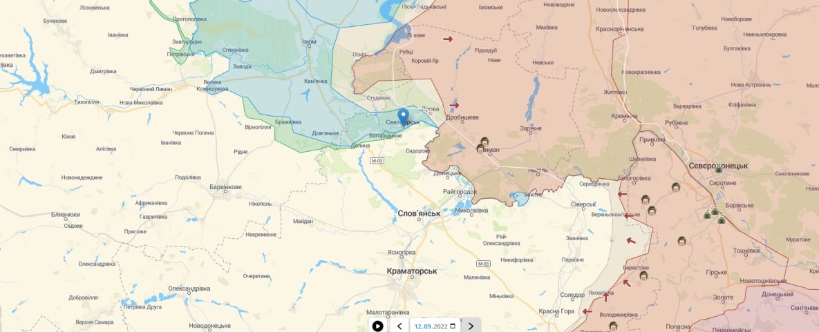 Свіжа карта бойових дій в Україні: ЗСУ почали просуватися на Донеччині dqxikeidqxidant