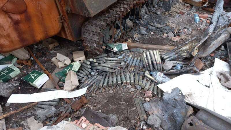 Покинуті позиції росіян на Донбасі