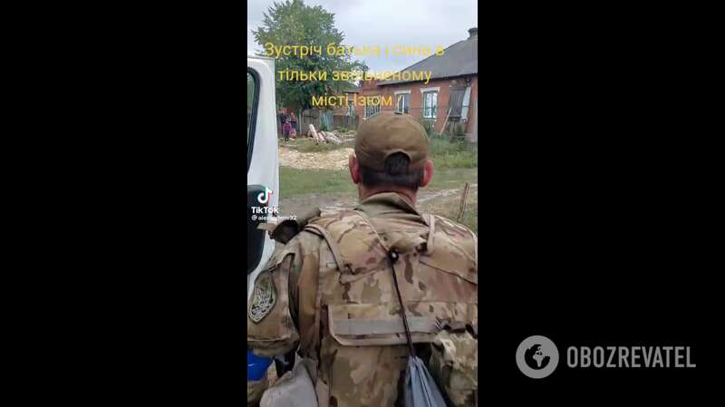 У звільненому Ізюмі український воїн зустрівся з сином dqxikeidqxitkant