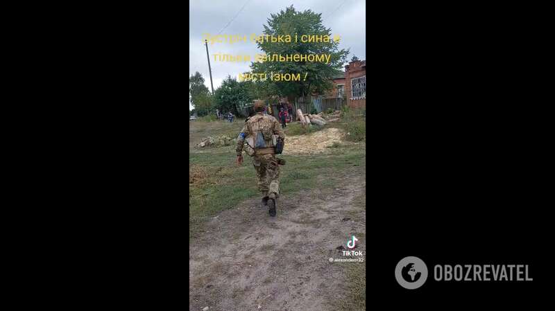 У звільненому Ізюмі український воїн зустрівся з сином