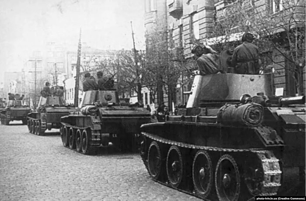 Входження радянських військ до Львова. 22 вересня 1939 року