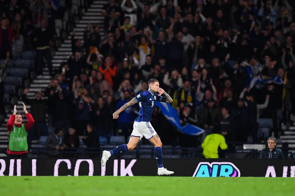 Збірна України розгромно програла Шотландії та втратила лідерство у групі Ліги націй