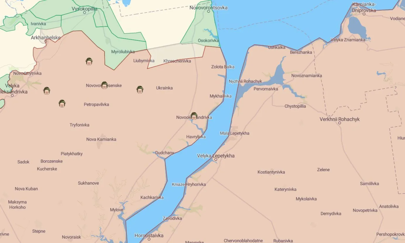 Українські військові показали відео з прапором із Золотої Балки на Херсонщині: вони вже там