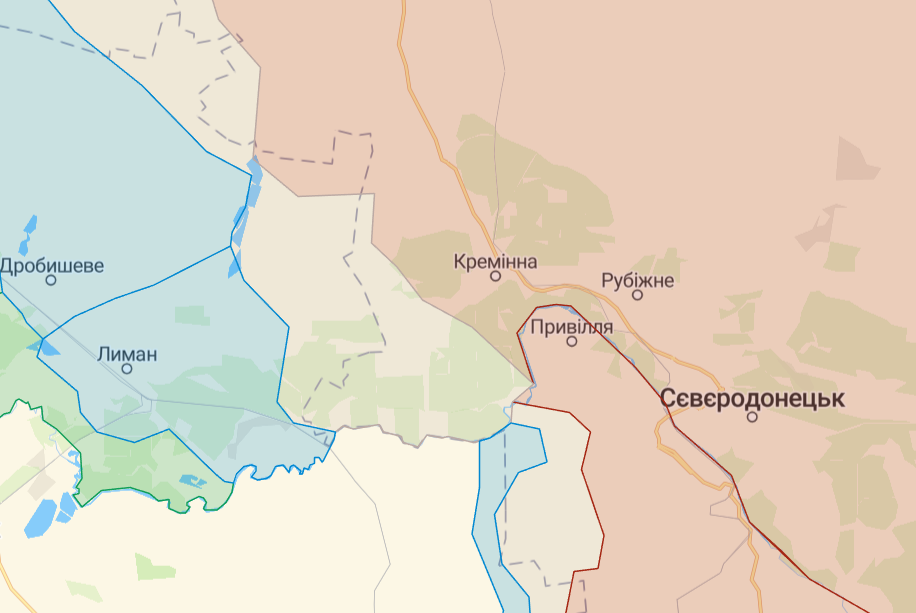 Освобождение поселков возле Лимана и продвижение в Луганской области: обновленная карта войны