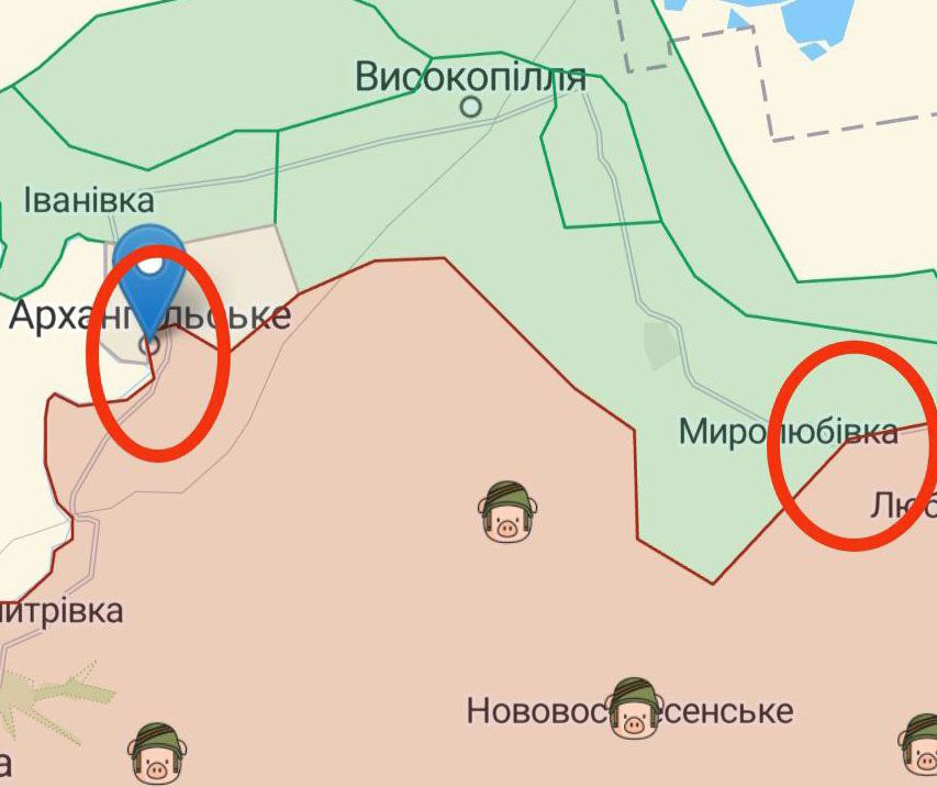 Президент підтвердив звільнення Архангельського та Миролюбівки dqxikeidqxiqqeant