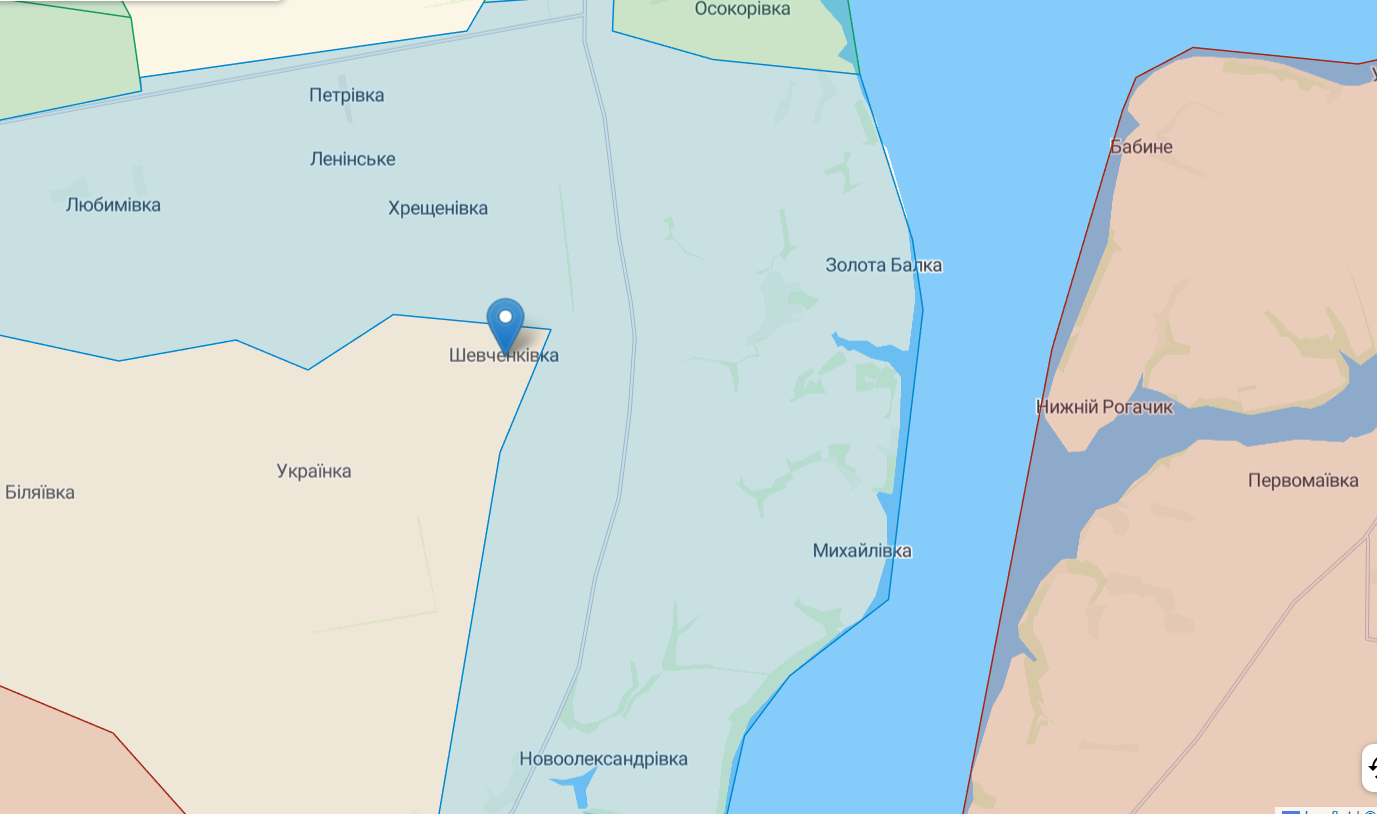 Украинские военные вошли в Шевченковку Херсонской области dqxikeidqxiqqeant