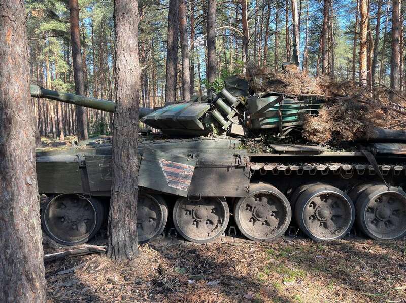 Российский танк у Лимана