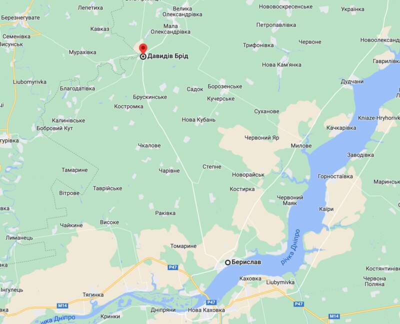 карта давидів брід, херсонська область, контрнаступ dqxikeidqxitkant