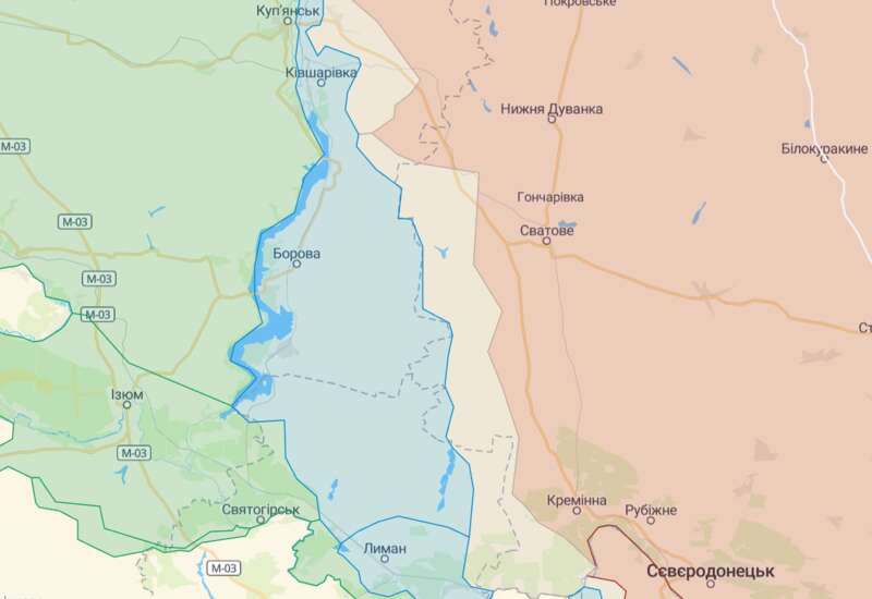 ВСУ полностью уволили Боровскую общину в Харьковской области: обновлена карта войны dqxikeidqxiqqeant