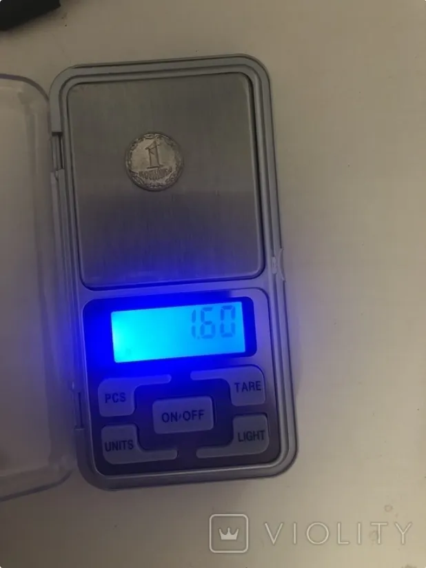 Вага монети – 1,6 грама