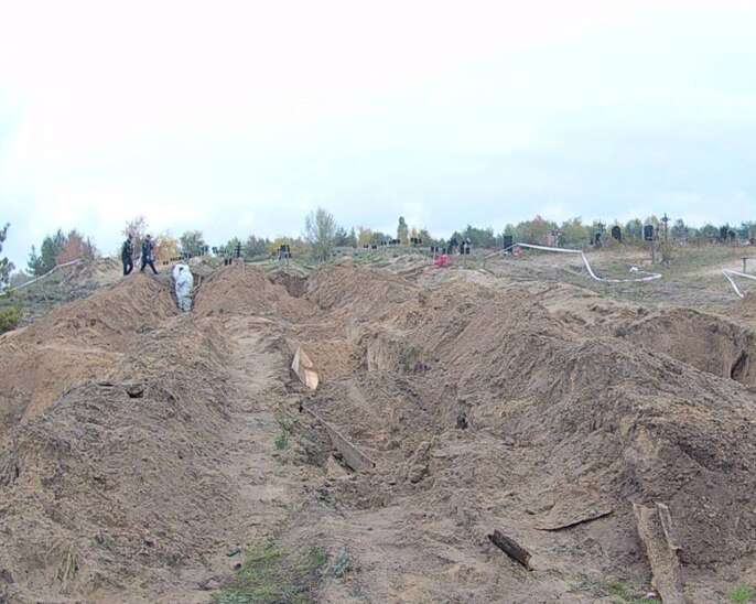 В освобожденном от кафиров Лимане найдены массовые захоронения / фото t.me/pgo_gov_ua dqxikeidqxiqqeant