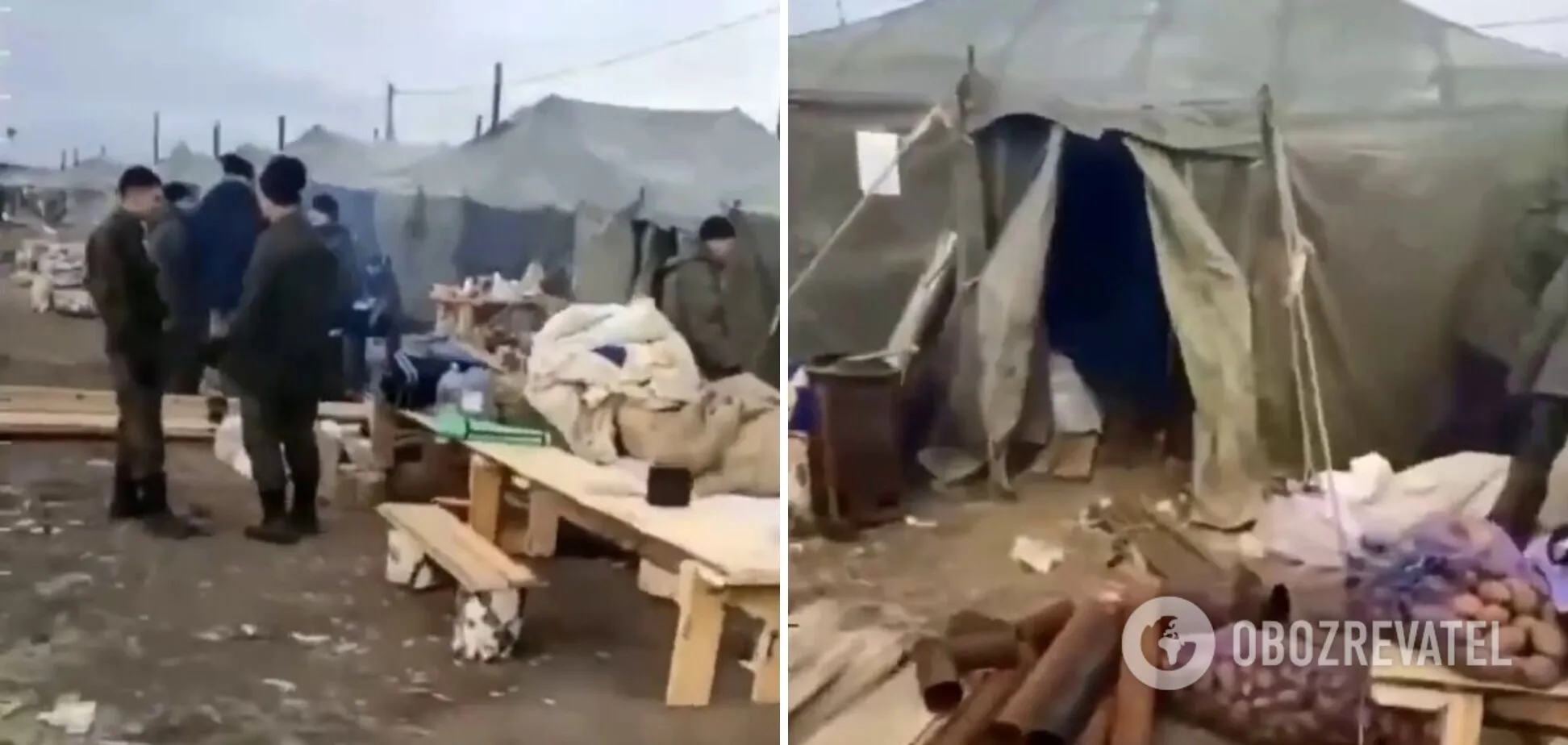 Российские мобилизованные воруют друг у друга буржуйки и матрасы: видео