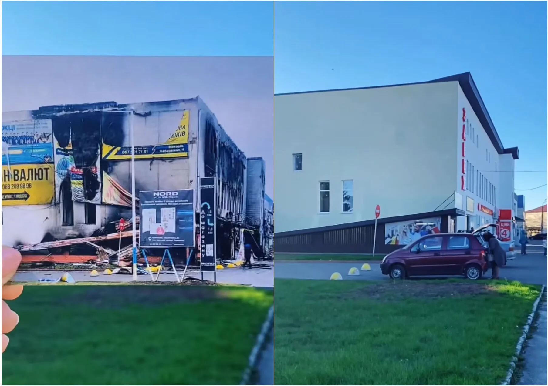 Блогерша показала, как быстро украинцы отстраивают разрушенные оккупантами здания. Видео поразило сеть