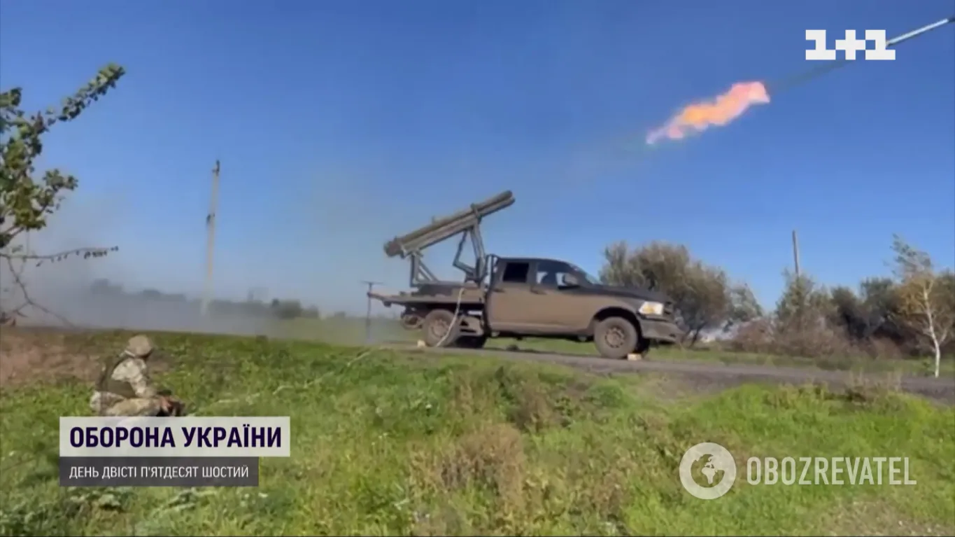 Постріл міні-Хаймарса. Таку жартівливу назву дали українській саморобній установці dqxikeidqxiqqeant