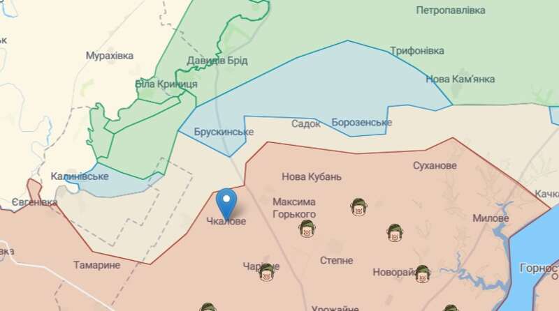 ЗСУ встановили прапор у Чкаловому Херсонської області (відео) dqxikeidqxiqqeant