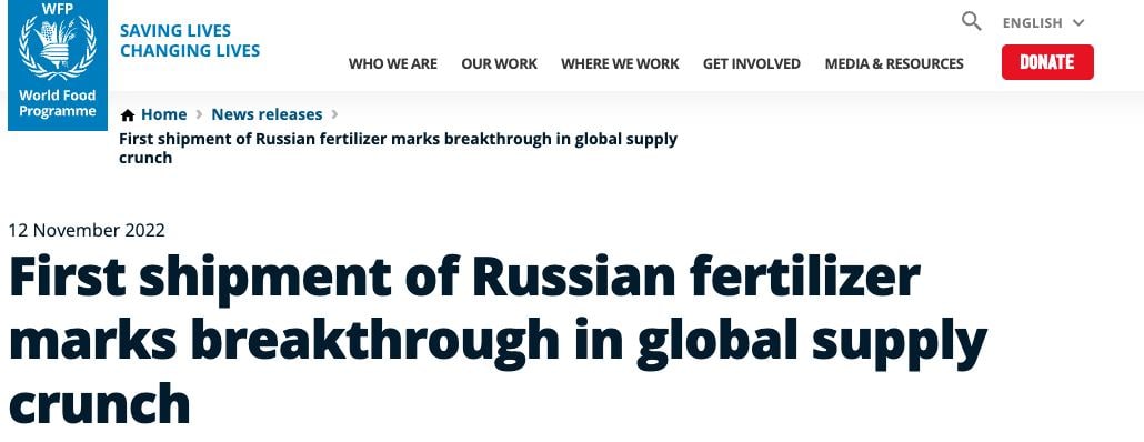 Російське судно з добривами вирушить до Малаві dqxikeidqxiqqeant