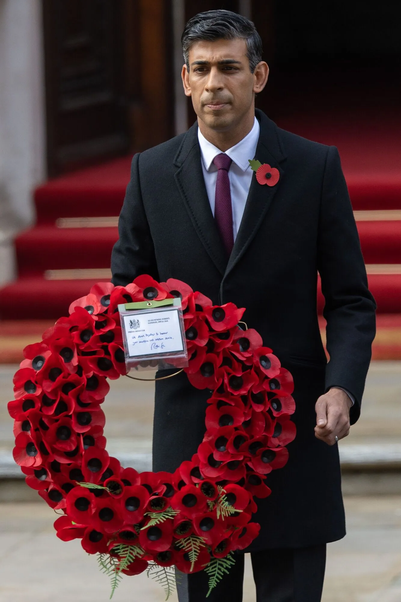 Риши Сунак на британском Дне памяти павших dqxikeidqxiqqeant