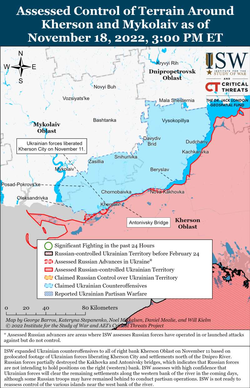 Росія будує оборонні рубежі в Криму, а ЗСУ продовжують контрнаступ: карти боїв