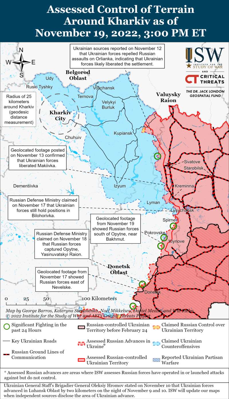 Рух ЗСУ до Сватового та відхід окупантів з Олешок: карти боїв
