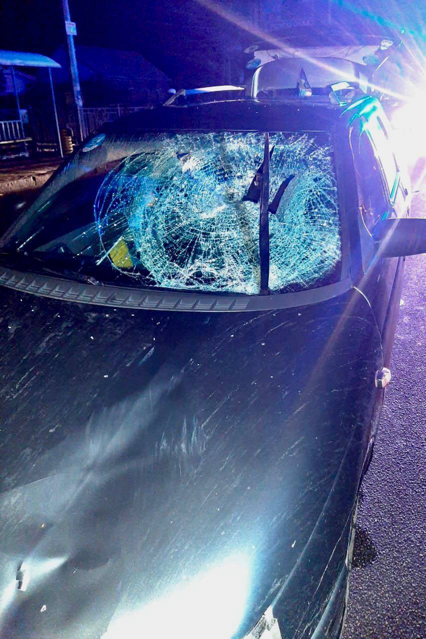 На Київщині легковик збив чоловіка прямо на пішохідному переході. Фото