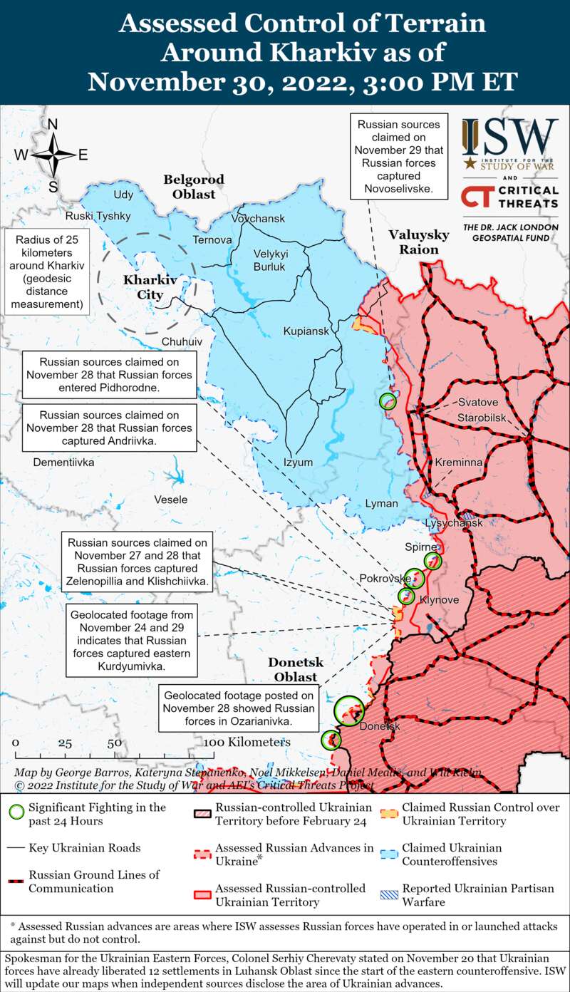Операція на Кінбурнській косі та зіткнення під Бахмутом: карти боїв dqxikeidqxitkant