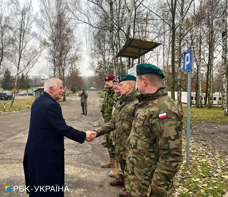 Боррель посетил бойцов ВСУ, которые тренируются в рамках программы ЕС (фото) dqxikeidqxiqxxant