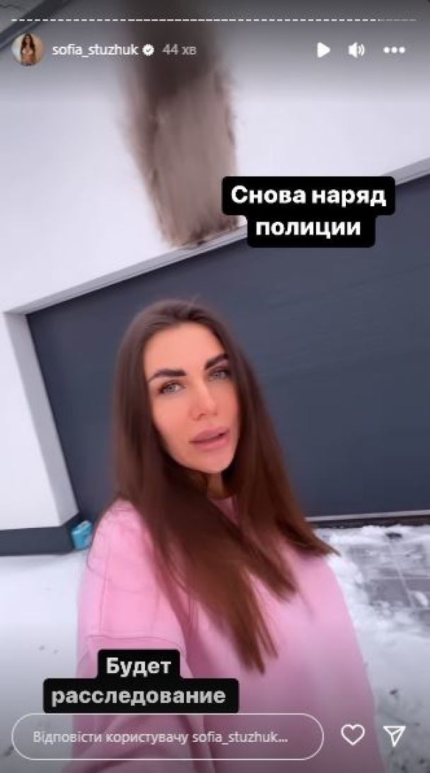 В дом Софии Стужук бросали коктейли Молотова / © instagram.com/sofia_stuzhuk