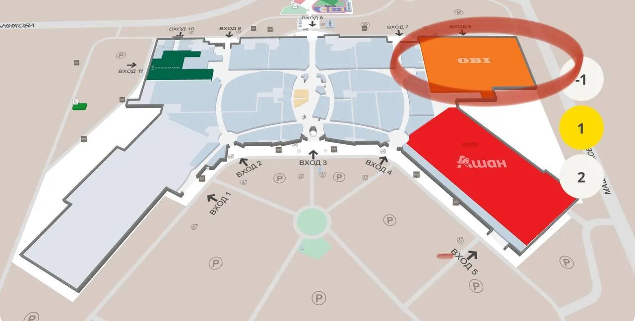 Схема ТЦ ’’МЕГА Хімки’’ dqxikeidqxitkant