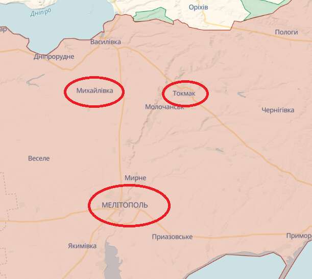 Під Мелітополем пролунали звуки вибухів, - Федоров dqxikeidqxitkant